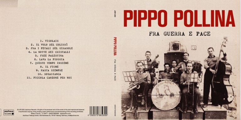 Cover-retro Fra guerra e pace - Pippo Pollina